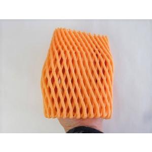 フルーツキャップ　ダブル15cm　GT15R　オレンジ（100枚）　果物カバー　二重　緩衝材　クッシ...