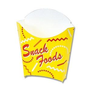スナックケース　L（100枚）紙製　フライドポテト　唐揚げ　ナゲット　テイクアウト　揚げ物　デリ　キ...