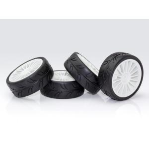 カットスリック 24MM 幅 16スポークホイール接着済みタイヤ