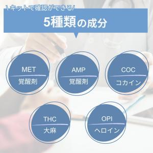 【田代まさしさん愛用中】5種類検出 薬物検査キ...の詳細画像2