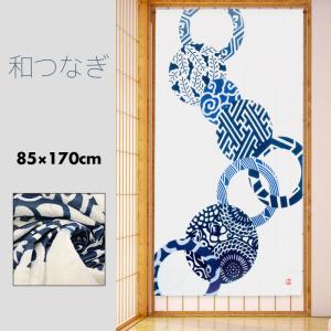 暖簾　のれん　白地　デザイン のれん 正絹 白地 ちりめん シルクのれん 絹のれん 無地 100cm丈 東雲