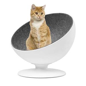 Verano 猫 ベッド ボールチェア 猫ハウス ペットソファー ペットベッド クッション マット ホワイト