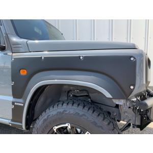 ジムニー JAOS フェンダーガーニッシュ type-X 塗装品 マットブラック