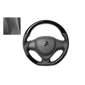 ジムニー REAL（レアル）オールレザーステアリング 赤ステッチ スズキ