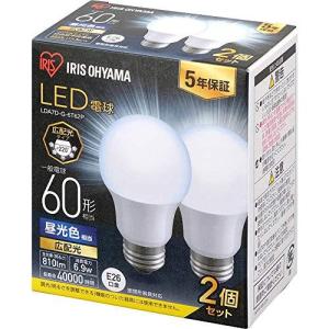電球 LED 種類 口金 E17 60W相当 60W 4個セット アイリスオーヤマ 60形 