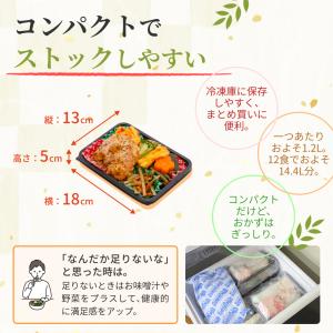 冷凍弁当 糖質制限 おかず 12食 糖尿病食 ...の詳細画像5