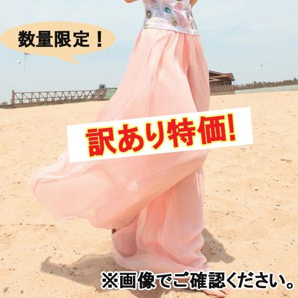 訳あり シフォンパンツ シフォン ガウチョパンツ スカーチョ スカンツ レディース ウエストゴム　送...