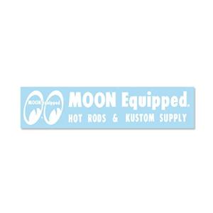 ムーンアイズ(MOONEYES) ステッカー 転写タイプ MOON Equipped Logo ホワ...