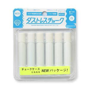 チョーク ダストレス 白 6本入り 看板 ブラ...の詳細画像1