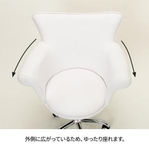 キャスター付き チェア バタフライ 全2色 キ...の詳細画像1