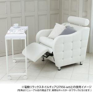 ネイルテーブル 全2色 幅90×奥行35.5×...の詳細画像2