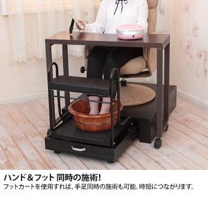 ネイルテーブル 全2色 幅90×奥行35.5×...の詳細画像3