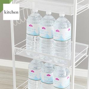 メッシュ ワゴン キャスター付き 3段 キャス...の詳細画像3