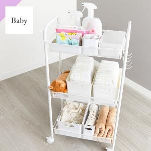 メッシュ ワゴン キャスター付き 3段 キャス...の詳細画像4