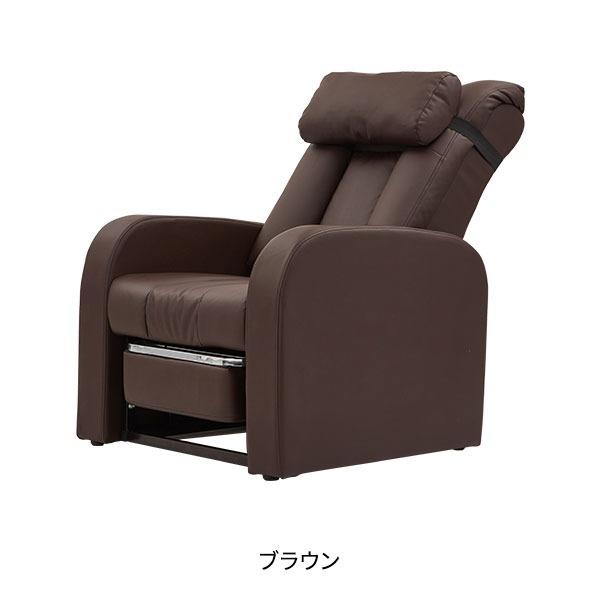 リクライニングチェア 収納 オットマン 一体型 1人掛け 全2色 リクライニングソファ リラックスチ...