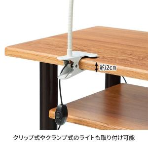 デスク 2口コンセント付 幅110×奥行45×...の詳細画像4