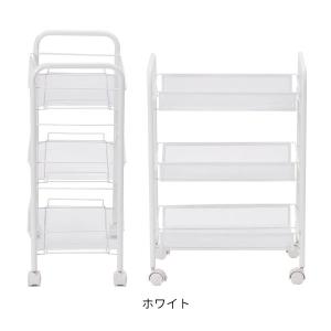 メッシュ ワゴン ミニ キャスター付き 3段 ...の詳細画像5