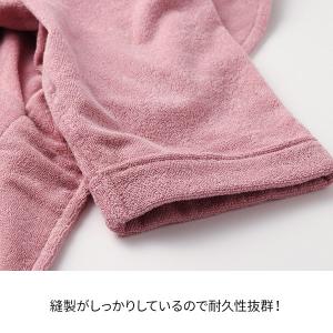 バスローブ ガウン 全5色 タオル地 綿100...の詳細画像5