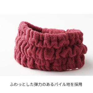 ヘアバンド ターバン タオル生地 ゴム留め 約...の詳細画像1
