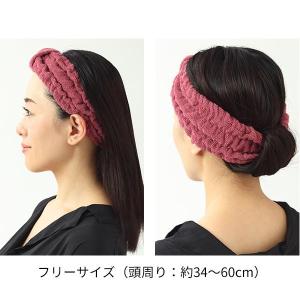 ヘアバンド ターバン タオル生地 ゴム留め 約...の詳細画像3
