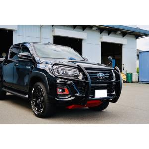 WIN83 ハイラックス GUN125 グリルガード ブラックラリー専用 HILUX 分割式 ブラッ...