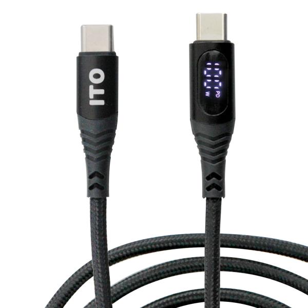 USBケーブル PD100W 急速充電対応 1.0m/1.5m選択 PD対応 100W 5A USB...