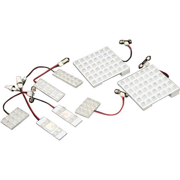 L555 ハイエース 200系 LED ルームランプ 8pcs 白 1型 2型 3型 室内灯 車種専...