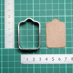 裁断用抜き型　ドッグタグ 1タイプ （H=19mm）
