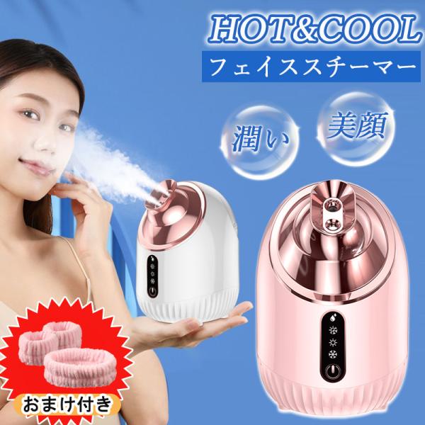 フェイススチーマー ミスト ナノミスト スチーマー 美顔器 美顔スチーマー クレンジング スキンケア...