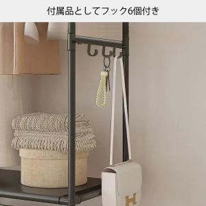 ハンガーラック 多機能 衣類収納ラック 収納棚...の詳細画像4