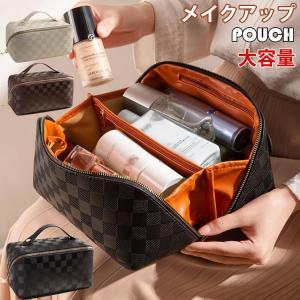 ポーチ コスメ収納 メイクポーチ 大容量 化粧ポ...の商品画像