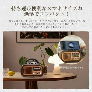 小型ポータブルラジオ 携帯ラジオ blueto...の詳細画像5