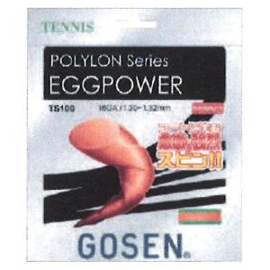 ゴーセン GOSEN エッグパワー17 EGGPOWER17 TS101 硬式テニスストリング｜nsp-nishinagasports