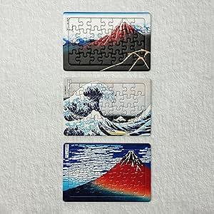 葛飾北斎シリーズ3セット A6サイズ 28ピース 3枚セット