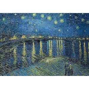 ジグソーパズル フィンセント・ファン・ゴッホ ローヌ川の星月夜 A4サイズ 104ピース