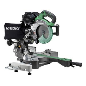 HiKOKI  C3607DRA コードレス卓上スライド丸のこ 190mm 36V 両傾斜 黒鯱チップソー付