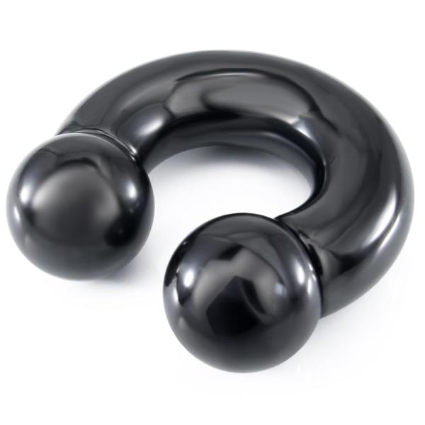 サーキュラーバーベル ラージゲージ ボディピアス [00G〜8G] イヤーロブ ヘリックス 耳たぶ ...