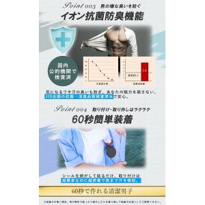 ヤフー1位 俺のワキ汗パット 白 BIGサイズ...の詳細画像4