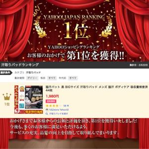ヤフー1位 脇汗パット 黒 BIGサイズ 44...の詳細画像1