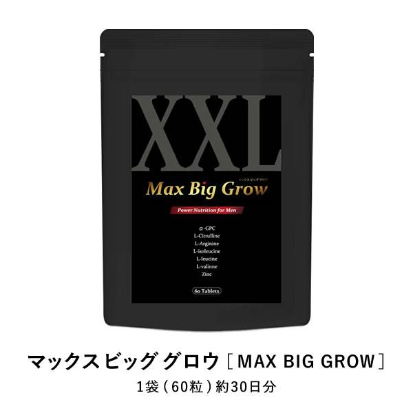 マックス ビッグ グロウ 60粒 シトルリン 亜鉛 マカ アルギニン GPC BCAA サプリメント