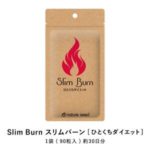 燃えるダイエット 冷え性にも スリムバーン 1袋ダイエットサポート カラダの中からメラメラ燃焼 ブラックジンジャー カプサイシン