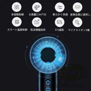 ヘアドライヤー ドライヤー 速乾 冷熱風 大風...の詳細画像3