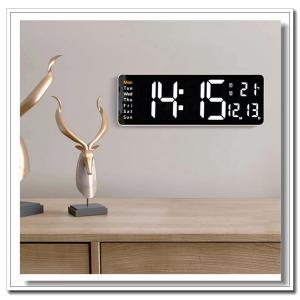 壁掛け時計 大型 3D 置き時計 調色 壁掛け時計 リモコン操作