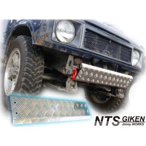 ジムニー用ステンレス製スキッドフロントバンパー（丸穴タイプ） JA11
