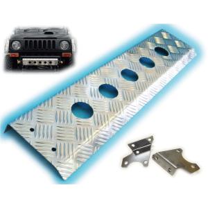 ジムニー用ステンレス製スキッドフロントバンパー（丸穴タイプ） JA11