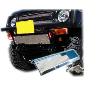 ja11 フロントバンパー ジムニー用ステンレス製スキッドフロントバンパー ja11