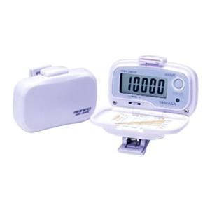 山佐時計計器 YAMASA 万歩計 MANPO 万歩 ラベンダーシルバー MK-365 583611