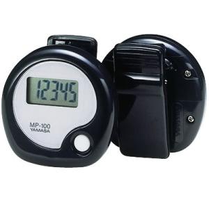山佐時計計器 YAMASA 日本製 万歩計 manpo 万歩 ブラック MP-100 381026