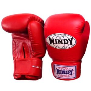 WINDY ウィンディ トレーニンググローブ／ペア BGVH　8oz 赤