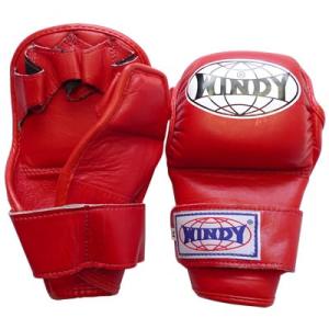 WINDY ウィンディ プロファイティンググローブ 総合格闘技用 ／ペア 赤